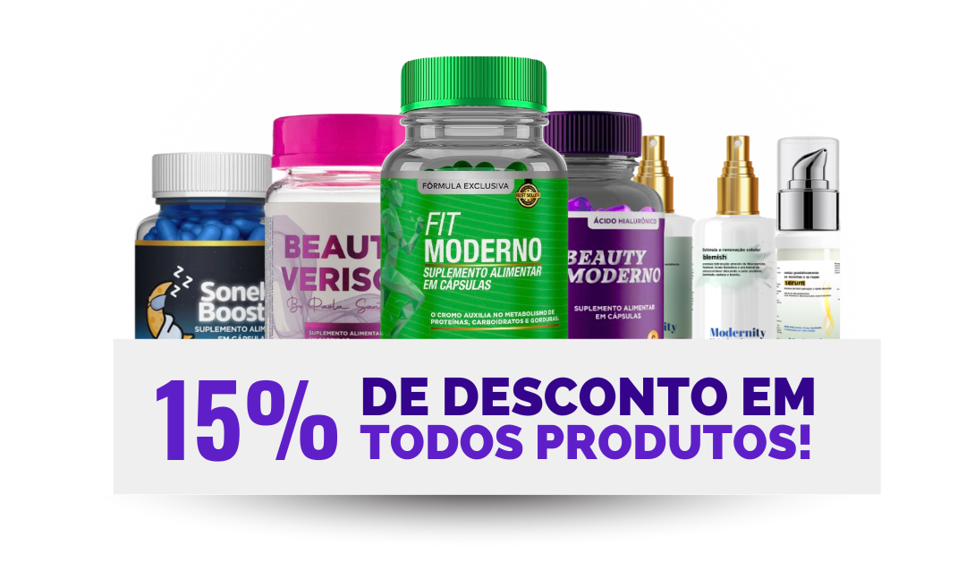 15% todos produtos